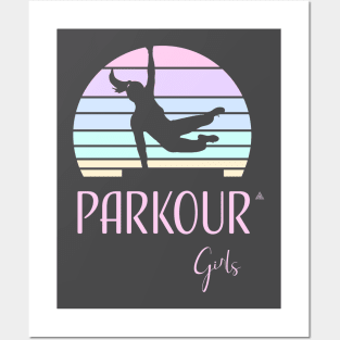 Parkour Girls Posters and Art
